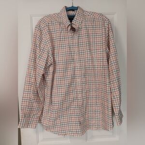 Saddlebred button down long sleeved men's casual dress shirt 17